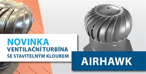 AIRHAWK - ventilační turbína se stavitelným kloubem